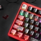Zaku 104+37 PC UV Printing Keycaps Set Cherry Profile for MX Mechanical Gaming Keyboard